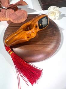 Prayer Beads With Red Tassel, Wooden Grain Rotating Bead LCD Digital Counter, Convenient For Prayer Counting, People Counting And Other Functions - Multicolor - View 11