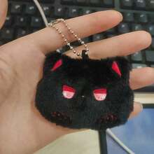 1 件可爱 Emo 猫毛绒玩具，可爱的泰迪熊毛绒动物雕像，沙发/床装饰，生日/圣诞节/万圣节礼物，完美礼物