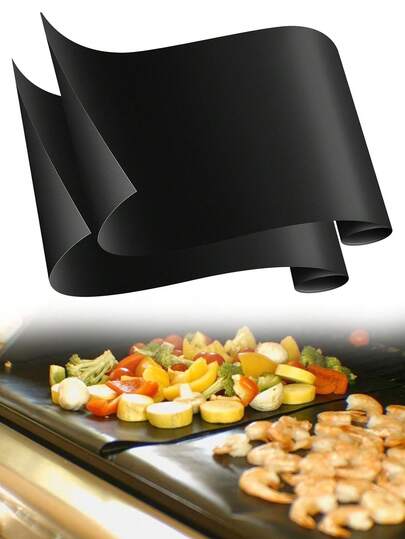 1pc/2pcs Oven Liners For Bottom Of Oven,Non Stick Oven Pad At The Bottom Of The Electric Stove,Anti Dirty And Leak Proof Mat,Oven And Microwave Mat,Oven Liners,Non Stick Durable Heavy-Duty Oven Pad,Barbecue Mat,Reusable Large Thick Heavy Duty Oven Mat,Oven Protective Lining,Kitchen Supplies,Baking Silicone,Oven Accessories,Home Gifts,You Can Cut It In Any Size To Fit Your Different Size Of Ovens Like Electric & Gas Ovens,Or Toaster Oven,GrillBBQ Mat,Baking Mat,And Pan Liner,Air Fryer Liner,Pastry Mat,Dough Mat,Gas Stove Burner Liners,Microwave Mat,It Is Suitable For Restaurants,Picnics,Kitchens,Barbecues, Parties,Parties,And Is Also The Best Choice For Mothers,Girlfriends,Wives,Sisters,Colleagues,Friends,Neighbors,Cooking Lovers,Birthday Gifts,Party Gifts,Thanksgiving Gifts,Anniversary Gifts,Holiday Gifts