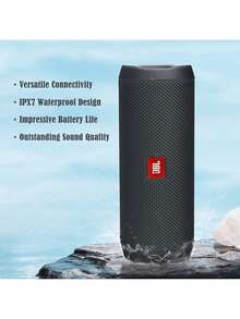 JBL FLIP ESSENTIAL 2 Portable Bluetooth Speaker With Stable Bluetooth Connection And IPX7 Waterproof For Outdoor Travel And Party Music - Black - View 6