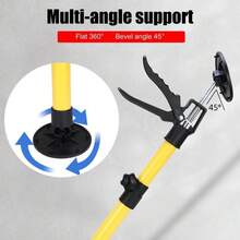 Heavy Duty Telescopic Cabinet Lift Support Adjustable Height (11.81-45.28 Inches) Steel Frame, Suitable For Cabinet Installation, Drywall Installation, Heavy Duty Baseless - For Professional Contractors And DIY Users - Sturdy Lifting Support Pole, Suitable For Construction, Renovation, Warehouse - Space-Saving Design, Can Be Used To Store Renovation Tools, Compact Storage, Durable, Suitable For Home Renovation - Multicolor - View 5