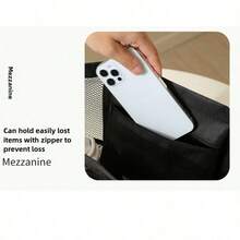 1PC Multifunctional Mesh Beach Bag - Large Capacity Storage For Travel, Swimsuits, Kids' Toys & Student Bath Needs, Hollow Quick-Dry Bag - 黑色-1PC-Bag2 - 查看 6