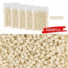 1000/2000/5000 hạt cầu chì mini 2.6mm, hạt sắt xếp hình pixel, hạt tan chảy cho trẻ em, đồ chơi giáo dục thủ công chất lượng cao tự làm - Đậu - Xem 39