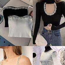 1 Yard Sparkling Crystal Braided Ribbon Rhinestone Trimmed Silver Chain Bridal Wedding Dress Shoes Decoration Accessories