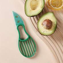 3-In-1 Avocado Slicer, Shea Kernel Butter, Fruit Peeler, Paper Cutter, Pulp Separator, Plastic Knife, Vegetable Tool Gadget - Multicolor - View 4