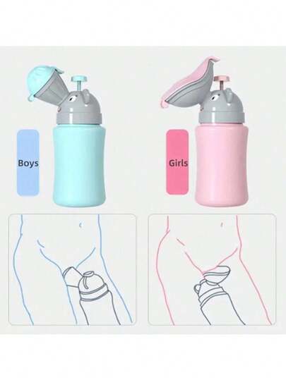 Portable Baby Hygiene Toilet, Boys' And Girls' Urinals, Children's Convenient Toilet Training Basin, Suitable For Outdoor, Car, Travel, Camping, Car Mounted Portable Leak Proof Urinals,Toddler Travel Essentials