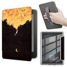 For Kindle 2024/2022 11th Generation 6 Inch E-Reader Case Smart Cover C2V2L3 RS23CV Hand Support Acrylic Protective Shell Auto Wake/Sleep Folio Cover