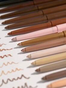 Bbia Automatic Gel Eyeliner Pencil 15 Salmon Beige, Gel Eyeliner Pencil, Quick-Drying And Easy To Apply, Long-Lasting Color, Super Smooth, Smudge-Proof, Can Be Used As Eyeshadow, Glitter Eyeliner, Lip Liner, And Contour Pencil, Korean Eye Makeup, Korean Cosmetics - 15 Salmon Beige - View 11