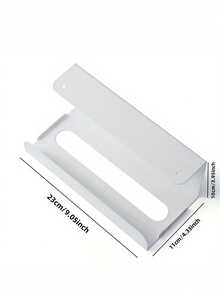 Stainless Steel Kitchen Paper Towel Holder - No Drilling Required Adhesive Installation, Space Saving, Suitable For Cabinets And Drawers, Rust-Resistant Powder Coated Design, Easy Paper Towel Dispensing, Suitable For Home And Office, Kitchen Organization, Sleek And Stylish Appearance, Smooth Surface.