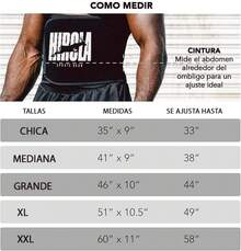 Hirola Faja Reductora de Cintura, Cinturón Adelgazante, Banda de Sudoración Aumenta la Temperatura del Estómago para Reducir el Peso del Agua, Faja para Gym, Faja para Mujer - Negro - Ver 5