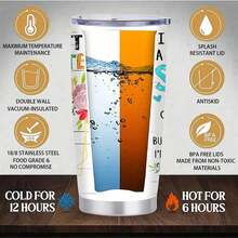 1pc 20 Oz Stainless Cup, Sisters' Unicorn Sippers, Ergonomic Shape Fits Comfortably In Hand, Water Bottle For Girls, Beach Day Refreshment, Gifts For Women, Mom, Friend, Sister, Stainless Steel Tumbler