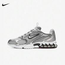 NIKE AIR ZOOM SPIRIDON CAGE 2 Men's Shoes Silver Y2K Retro Running Shoes CJ1288-001