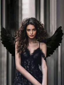 Alas de plumas de ángel, accesorios de disfraz al por mayor para niños y adultos, regalo perfecto para amigos, familia, madres, parejas, esposas, líderes y colegas, adecuado para fiestas de cumpleaños, fiestas, salidas, viajes y vacaciones