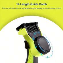 PHILIPS 14 In 1 Adjustable Guards Set For One Blade Shaver QP2520 QP2530 QP2620 QP2630 Beard Trimmer Guide Comb Guards Combs Body Comb Christmas Gifts