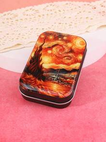 1 Piece Of SMT Tinplate Storage Box, Tobacco Box, Multifunctional Desktop Storage Box