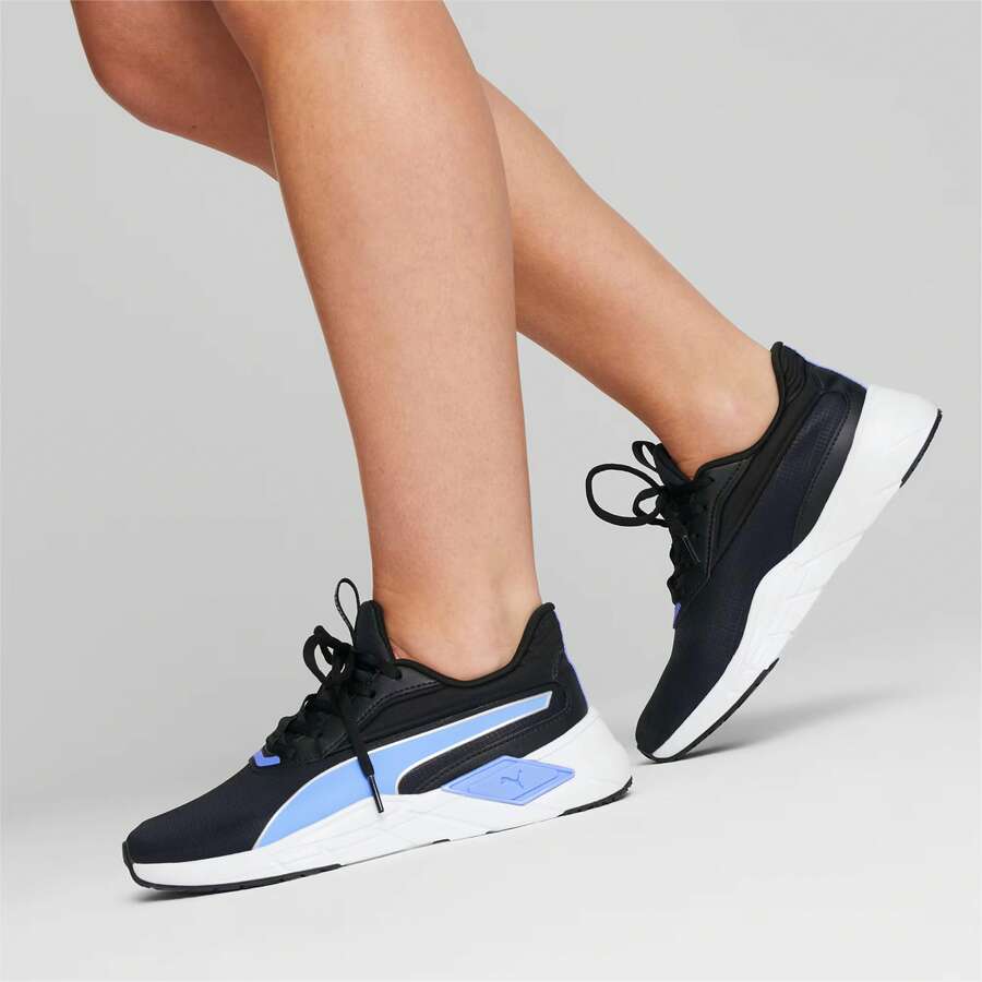 Chaussures d'entraînement Lex pour femmes, tissu noué, épissure, marque Puma, 100 % originales, pour le sport et le fitness, produit printemps/été - Noir - Voir 1