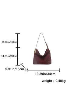 Bolso de mano, bolso de hombro y bolso de gran capacidad de ante y piel de ciervo, nueva moda 2025