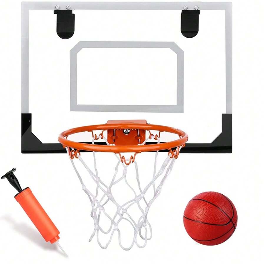 EastVita Mini Basketball Hoop, Over The Door Basketball Hoop Set With Ball Pump