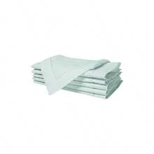 Linen Flax Cotton Cloth Dinner Napkins Set Of 12 U2013 20x20 Natural Hemstitched Fabric U2013 Washable Elegant Reusable Table Napkins Weddings, Parties Dining Dcor - 淡藍色 + 18 英吋 x 18 英吋(4 件組)+ 抽絲斜角 - 查看 1