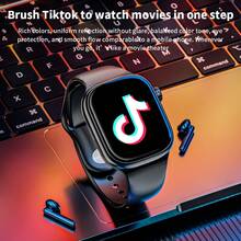 LOKMAT XH018 Smartwatch Features A 2.04-Inch AMOLED Screen, 2G/3G/4G/5G SIM Card Support, A 180° Pull-Out Dial, An HD Camera, Wi-Fi Internet Access, Third-Party App Downloads, Call And Message Notifications, Heart Rate, Blood Oxygen, And Health Monitoring, And Is An Android Watch - XH018 - View 9