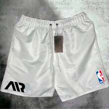 Bermuda Short Mauricinho Tectel Sport Running Gym Immediate Shipping - BASKETBALL NB - 白色空氣 - 查看 1
