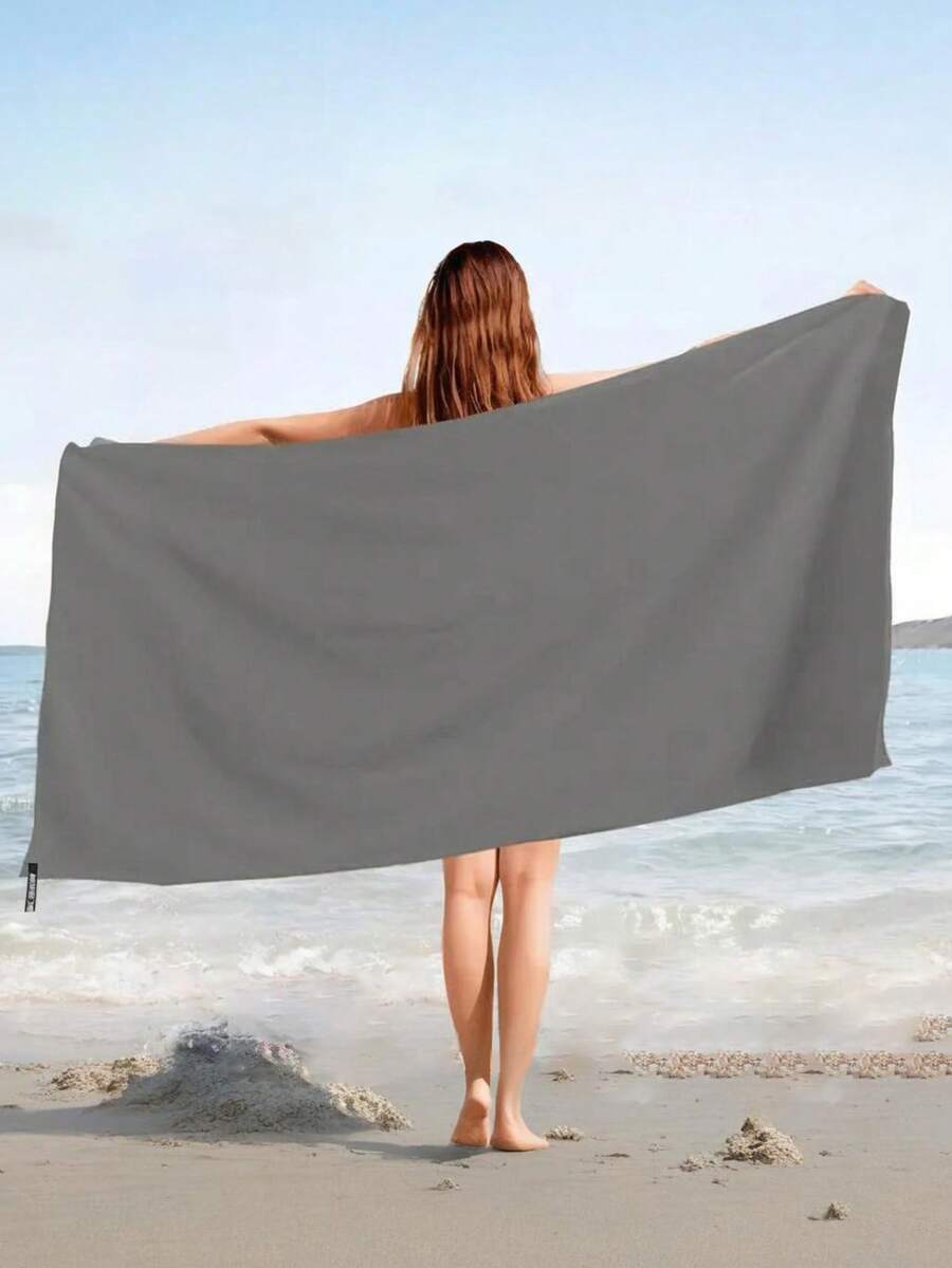 Casual Fitness Sports Towel, Quick-Dry Double-Sided Soft Yoga Mat Towel, Solid Color Portable Yoga, Fitness And Sports Mat Towel, Great Sports & Fitness Accessory, Suitable For Fitness, Sports, Beach, Yoga