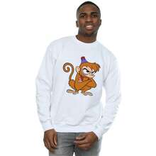 Disney Mens Aladdin Angry Abu Sweatshirt (White) - White - View 3