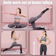 Figure 8 Resistance Band, Elastic Band, Stretch Bands, For Arm,Shoulder, Back,Leg Stretching, Upper Body Workout Equipment, Portable Home Office Elastic Ropes For Yoga, Pilates