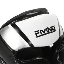 1 قطعة واقي رأس للملاكمة احترافي، مصنوع من جلد البولي يوريثان السميك، مناسب للبالغين والمراهقين، جنسي محايد، خوذة مغلقة الوجه للتدريب على الكاراتيه والملاكمة، تجهيزات واقية قوية للتايكوندو والملاكمة والفنون القتالية والمواي تاي والمصارعة المختلطة، متوفرة بمقاسات S/M/L، باللون الأسود والأحمر والأزرق والألوان الساطعة، رؤية واسعة، واقي - متعدد الألوان - مشاهدة 3