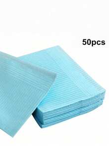 一次性粉色美甲桌垫3层防水清洁纸可折叠多功能美容纹身牙科布防水桌布清洁美甲餐巾美甲用品 - 彩色 - 查看 12