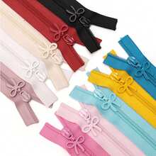 1 套 - 177.16 英寸拉链，带 10 个蝴蝶拉链头，多色拉链，带配套蝴蝶拉链头，适用于服装、箱包、手工 DIY、缝纫替换 - 套裝 - 查看 3