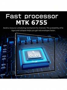 Qetupa 10.1英寸安卓14平板电脑，3GB运行内存+64GB机身存储，MTK 6755八核1.8GHz处理器，高清(1280x800) IPS触控屏，支持蓝牙5.2和802.11ac WiFi 5，内置GPS，前置200万像素摄像头，后置500万像素摄像头，配备6000mAh大容量电池，不支持SIM卡，适合阅读和游戏。