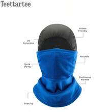 Teettartee Chapeau thermique doublé pour la pêche, le camping, le ski en extérieur, cagoule de ski, casquette de cyclisme, casquette d'escalade, casquette de randonnée, cagoule de randonnée - Multicolore - Voir 3