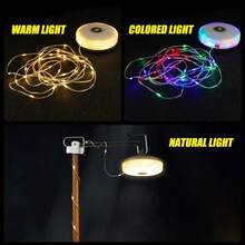 Cuerda de luces para camping, linternas de camping 4 en 1, luces de lámpara de 32.8 pies, con 8 modos de iluminación, batería de alta capacidad de 2000 mAh, luces de cuerda magnéticas para exteriores, luces LED portátiles, luces impermeables para tienda de campaña para patio exterior, toldo, jardín, fiesta, accesorios de camping, accesorios de Navidad para camping