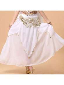 إكسسوارات رقص البطن، سلسلة خصر التنورة، أداء الرقص، أداء الجمباز، 1 قطعة إكسسوار رقص، إكسسوارات الرقص، سلسلة خصر رقص البطن، حزام خصر الرقص، وشاح لف الخصر، وشاح خصر للتمرين، سلسلة خصر معدنية، وشاح ورقصة الورك، زي رقص لجميع المواسم