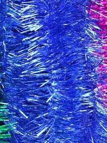 2m Christmas Tinsel Garland Hanging Decor, Christmas Decoration, Birthday Party, Wedding Supplies, Colorful Streamer Home Decor Christmas Decorations Room Decor Winter