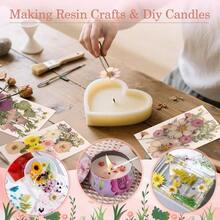 Flores Prensadas Secas para Resina, 5 Bolsas de Piezas de Flores Prensadas, 5 Temas de Colores, Flores Secas para Arte de Uas, Resina, Diseo de Joyera de Tipo 2 - Tipo 4 - Ver 5