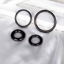 1pc Stainless Steel Fashion Round Ear Weights Hangers Ear Gauges Plugs Expander Piercing Body Jewelry Women Stretcher Earrings New