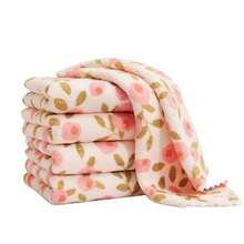 5/10pcs Reusable Kitchen Cleaning Cloths, Multi-Purpose Absorbent Dish Towels, Durable Cleaning Rags For Kitchen, Bathroom, Easily Removes Stains And Grease