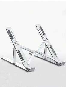 Aluminum Alloy Laptop/Phone/Tablet Stand, Adjustable, Stable, Foldable, Cooling Raised Holder, Portable Notebook Stand, Stable And Anti-Slip Design, Enhanced Cooling Effect