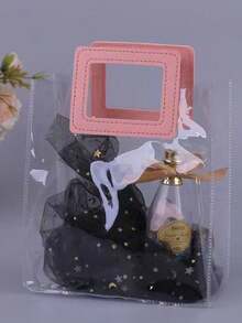 10/5/1件-透明加厚PVC礼品袋、结婚糖果盒手提袋、礼品纪念品袋、午餐袋、圣诞礼品袋。 - 彩色 - 查看 4