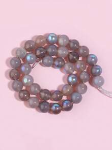 1 hebra de cuentas de piedras naturales Auratus, jade birmano, cristal de sandía, cuentas sueltas de piedras preciosas de curación de energía para hacer joyas, pulseras y collares DIY