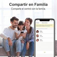 Enchufe Inteligente Wifi Set de 2PCS, Enchufe Inteligente, Toma de Corriente Inalámbrica Control Remoto de Dispositivos Eléctricos a Través de APP - blanco - Ver 3