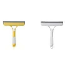 2pcs Three-In-One Window Cleaning Scrapers, Suitable For Home Glass, Bathroom Glass, Kitchen Windows, Three-In-One Cleaning Tool With Spray - Multicolor - Ver 10