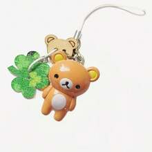 Brown Bear - Brown Standing Rilakkuma Phone Strap - View 2
