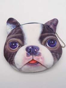 Women's Wild Cat Series Coin Purse Wallet Cat Face Coin Purse Cute Dog Zipper Plush Wallet Small Coin Pouch Cosmetic Bag For Women Gift Bag Tote Bag For Women Cat Animal Pattern Purse Mini Small Purse Fashion Wallet Card Holder Purse For Daughter Birthday - Multicolor - View 14