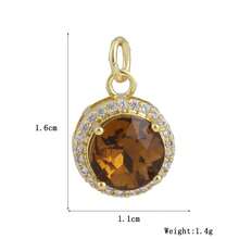 1pc Fashionable Cubic Zirconia Heart Shaped Pendant, Suitable For DIY Bracelet, Necklace, Earrings, Jewelry Accessories For Women, Engagement, Holidays