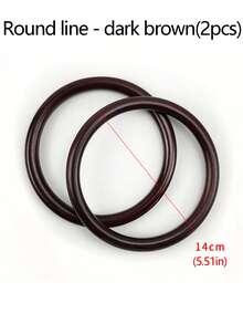 Tay cầm bằng gỗ 1/2 inch, Tay cầm tròn bằng gỗ, Tay cầm tròn bằng gỗ thủ công, Dây đeo túi bằng gỗ, Phụ kiện tay cầm túi xách, Ví gỗ kiểu cổ điển, Giỏ dã ngoại có tay cầm bằng gỗ, Túi xách nữ thời trang có tay cầm bằng gỗ, Tay cầm túi xách thay thế thủ công, Thích hợp cho phụ kiện thủ công DIY - Nhiều màu - Xem 21