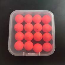 16 个/盒 12 毫米钓鱼浮球，高可见度浮力钓鱼球，引人注目的钓鱼配件
