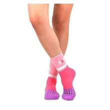 Breast Cancer Awareness Socks Women 3 Pairs Pink Ribbon Crew Socks - Soft Cotton Support Socks For Women - Gift Idea For Cancer Awareness - 如圖704 - 查看 3